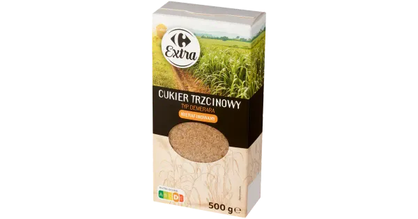 Carrefour Extra Demerara rafineerimata roosuhkur 500 g