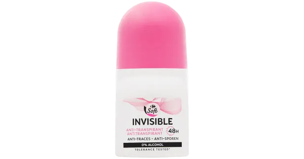 Carrefour Invisible rulldeodorant 48h 50ml