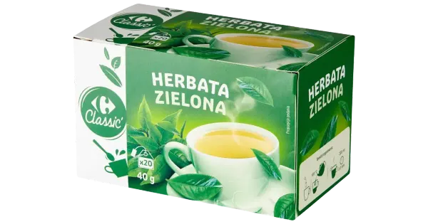 Carrefour klassikaline roheline tee 40 g (20 x 2 g)