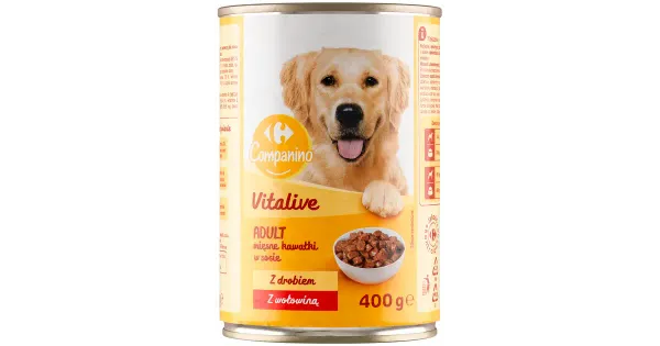 Carrefour koeratoit linnu- ja veiselihaga 400g