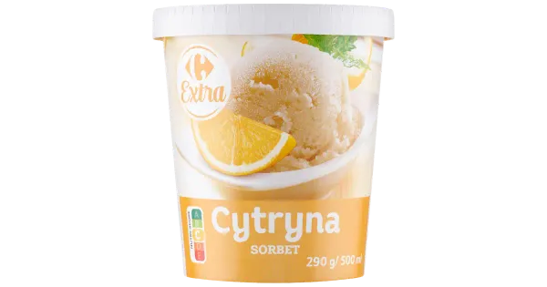 Carrefour Sidruni Sorbett 500 ml/290 g