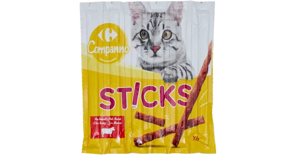 Carrefour Sweet Sticks kassile 6x5g
