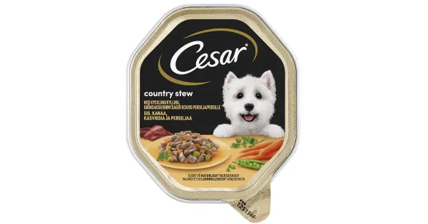 Cesar Country koeratoit linnuliha ja köögiviljadega 150 g