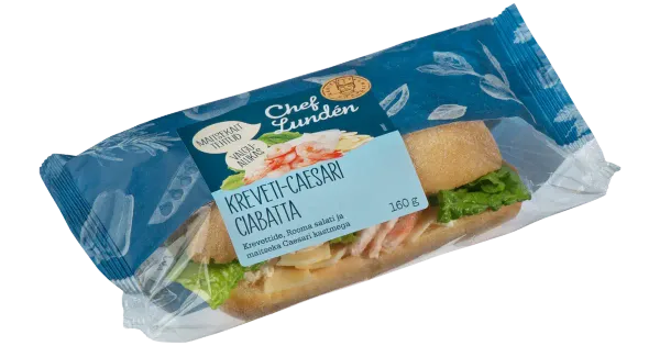 Chef Lunden Kreveti-Caesari Ciabatta 160 G