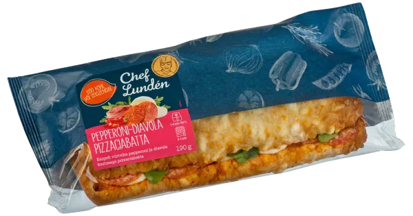 Chef Lunden Pepperoni-Diavola pizzaciabatta 190g