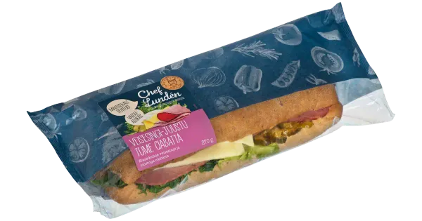 Chef Lunden Veisesingi-Juustu Tume Ciabatta 270 G