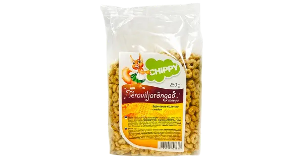 Chippy teraviljarõngad meega 250 g
