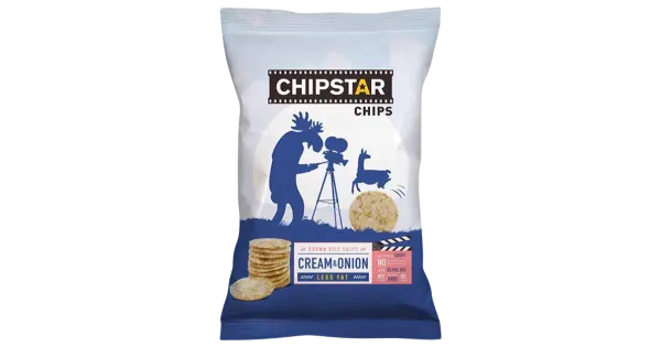 Chipstar hapukoore- ja sibulamaitselised riisikrõpsud 60 g