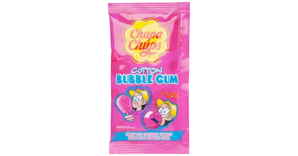 Chupa Chups Bubbly Tutti Frutti mullinäts-suhkruvatt 11g