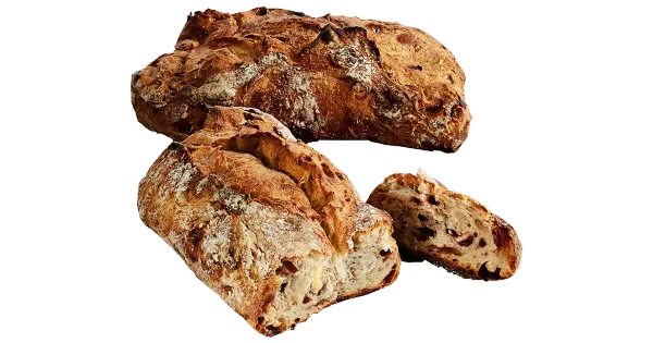 Ciabatta india pähklite ja jõhvikatega