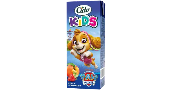 CIDO Käpapatrull virsiku-maasikamaitseline mahlajook 200 ml