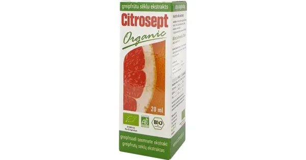 Citrosept greipfruudi seemnete ekstrakt 20 ml, Organic