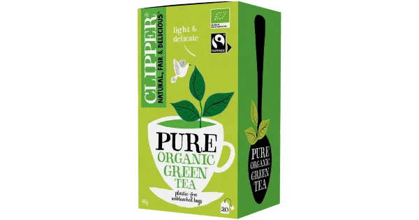 Clipper Organic Pure roheline tee 20x2g