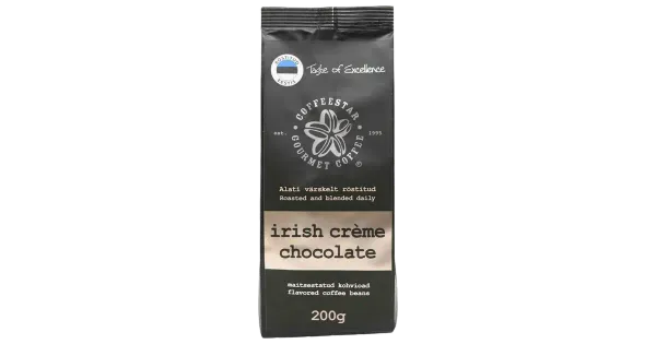 Coffeestar maitsestatud kohvioad Irish Créme-šokolaadi 200g