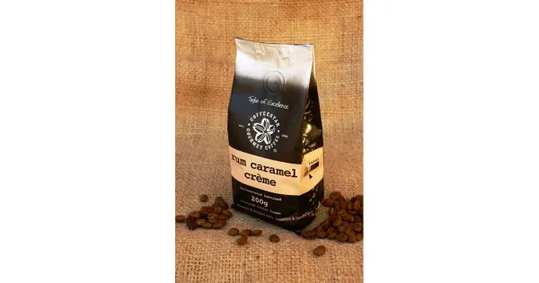 Coffeestar maitsestatud kohvioad rumm-karamell 200g