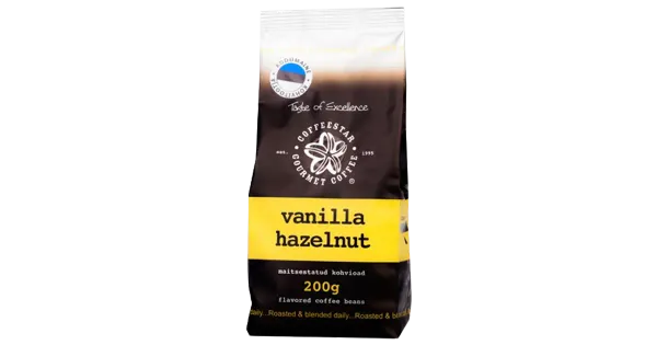 Coffeestar maitsestatud kohvioad vanilje, pähklimaitselised 200 g