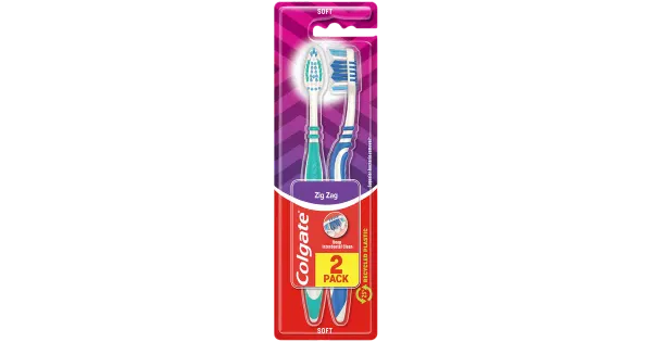 Colgate Zigzag Soft 2-pakk hambahari