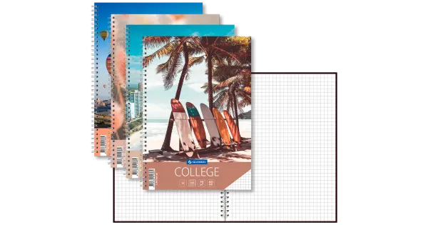 College a4, 60 lehte, 5x5 ruut