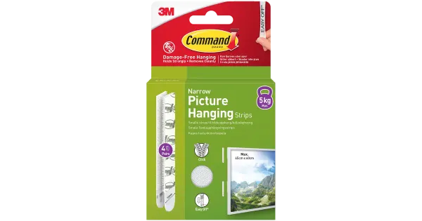 Command pildikinnitusribad kitsad 4 paari