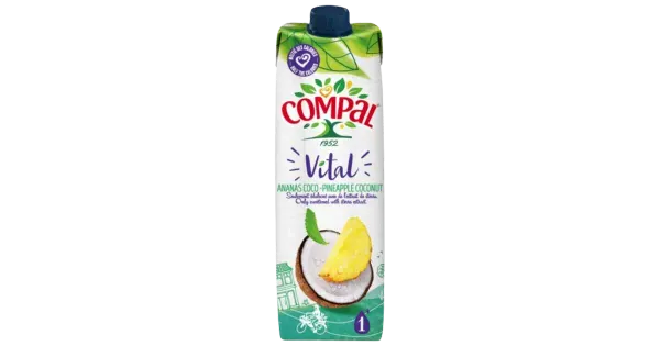 Compal ananassi- ja kooksenektar 1L