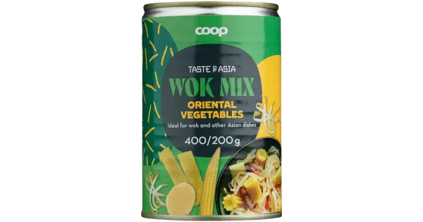 Coop aasiapärased köögiviljad 400/200 g