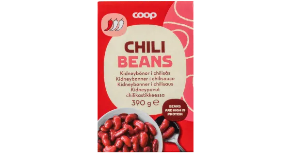 Coop aedoad tšillikastmes 390g