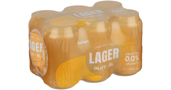 Coop alkoholivaba õlu 6-pakk 1,98l