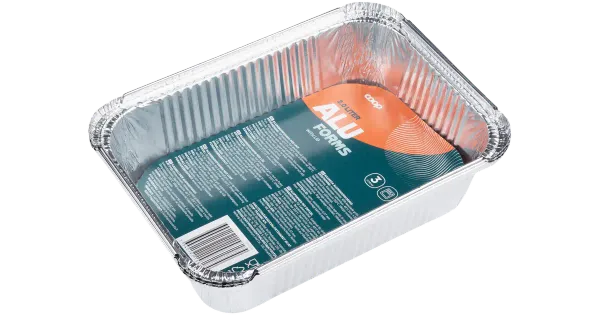 Coop alumiiniumvorm kaanega 2l 3tk