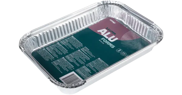 Coop alumiiniumvormid kaanega 2,2l 3tk