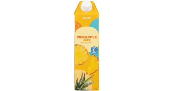 Coop ananassimahl 1 l