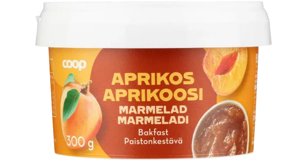 Coop aprikoosimarmelaad küpsetuskindel 300g
