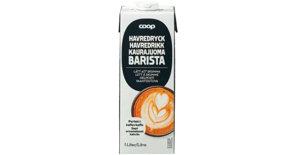 Coop Barista kaerajook kohvile UHT 1L