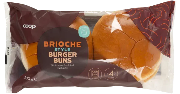 Coop Brioche Burgerisaiad võiga 300 g