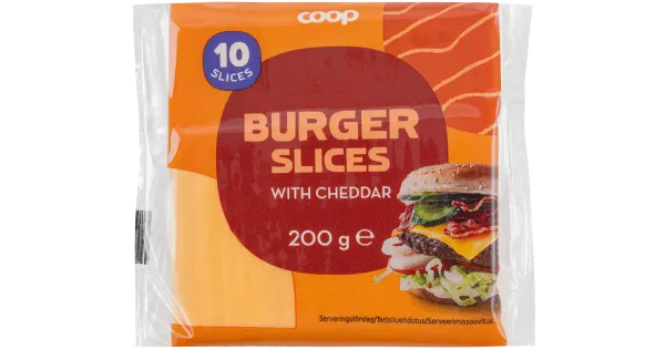 Coop Cheddar sulatatud juustuviilud, 200g