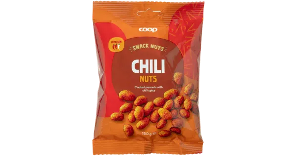 COOP chillimaitselised pähklid 150g