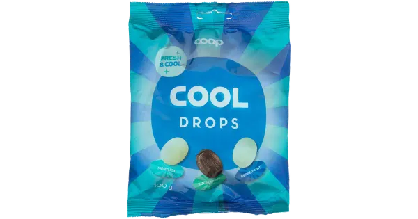 COOP COOL DROPS 100G PASTILLID