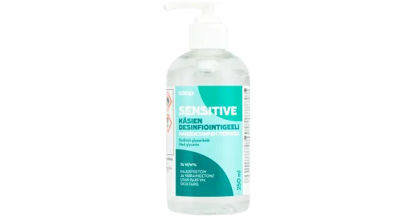 Coop desinfitseeriv geel Sensitive 250ml