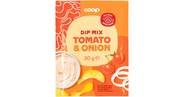 Coop dipisegu tomati-sibulamaitseline 20g