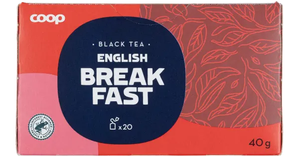 COOP English breakfast must tee 40g