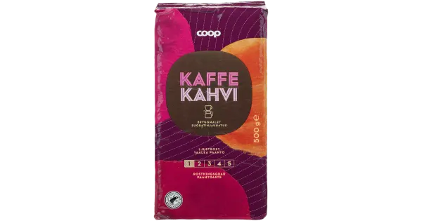 COOP filtrikohv 500g UTZ