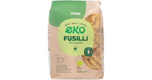 Coop Fusilli pasta mahe 500g