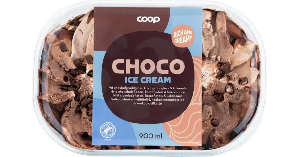 Coop Gourmet šokolaadijäätis 900 ml