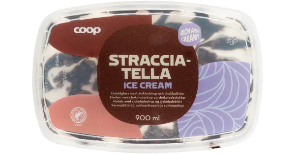 Coop Gourmet Stracciatella Jäätis 900 ml