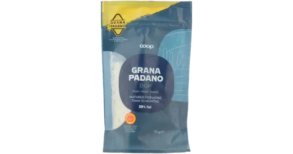Coop Grana Padano riivjuust KPN, 29% rasva, 70g