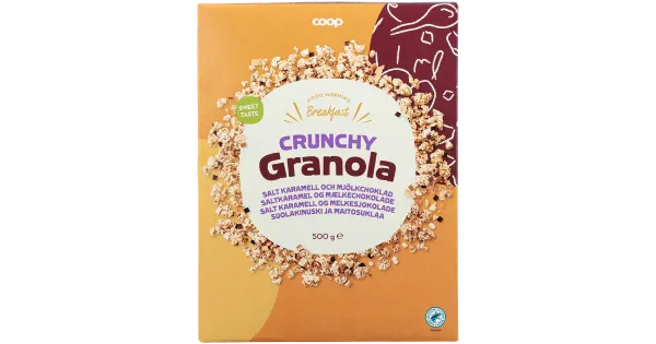 Coop Granola Salted Caramel 500g