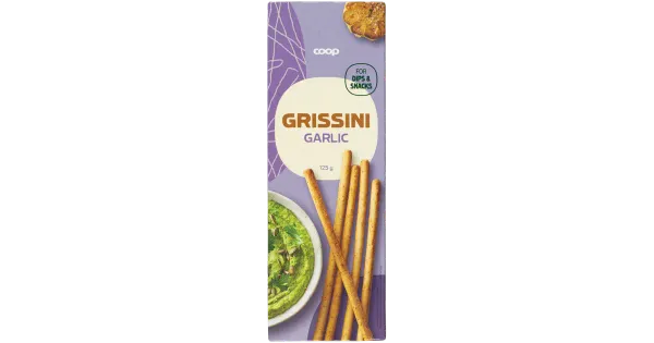 Coop grissinid küüslaugu 125g