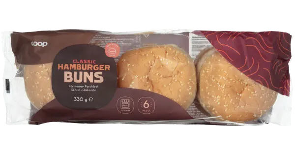 Coop Hamburgeri Saiad 6 Tk, 330 G