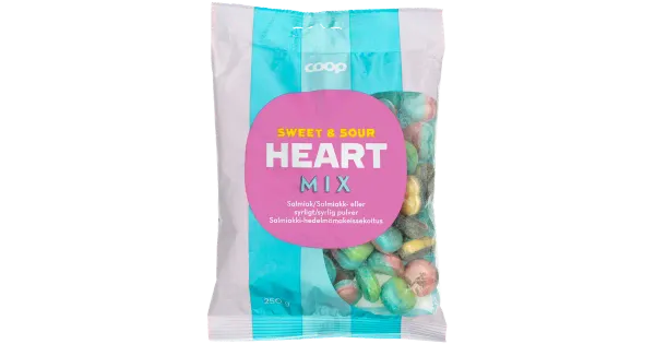 Coop Heart Mix kommikott 250g