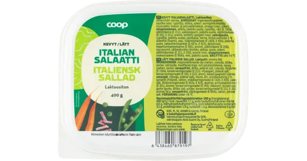 Coop Itaalia Salat 400 G
