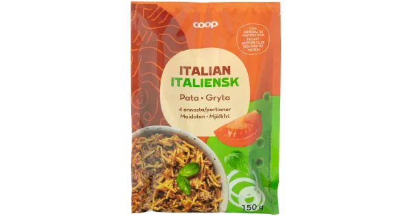 Coop itaaliapärase hautise koostisained, 150 g